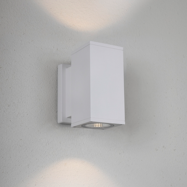 Ulkoseinävalaisin Bloc Ii Hide-a-lite valkoinen 3000k