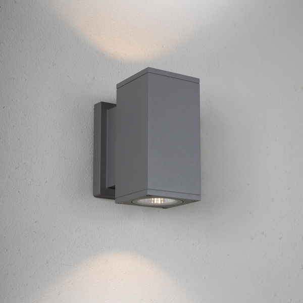 Ulkoseinävalaisin Bloc Ii Hide-a-lite harmaa 3000k