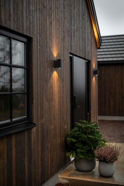 Ulkoseinävalaisin Bloc Ii Hide-a-lite antrasiitti 3000k