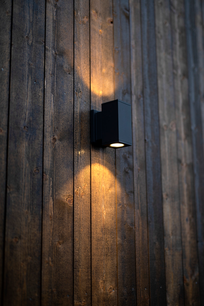 Ulkoseinävalaisin Bloc Ii Hide-a-lite antrasiitti 3000k