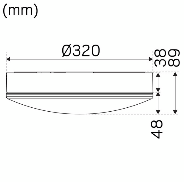 Yleisvalaisin Hide-a-lite Moon Pro 320sc 3000K