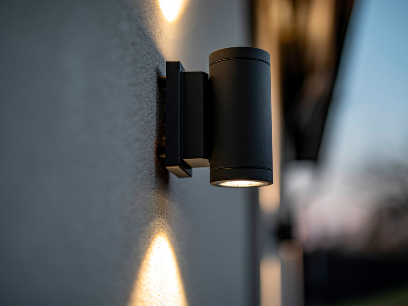 Seinävalaisin Hide-a-lite Milo II 3000K antrasiitti