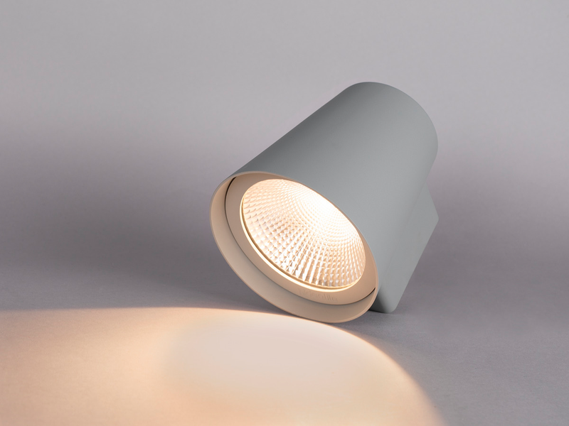 Seinävalaisin Hide-a-lite Cone XL 3000K harmaa