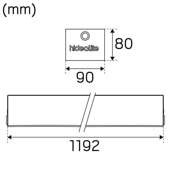 Uppo-/pintavalaisin Hide-a-lite Actor Ceiling DP 830