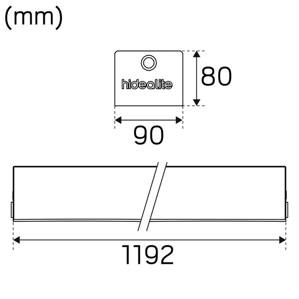 Uppo-/pintavalaisin Hide-a-lite Actor Ceiling DP 840