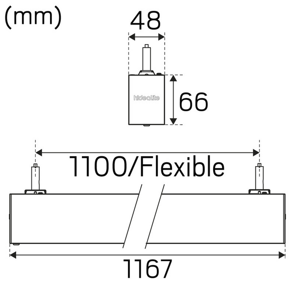 Ripustusvalaisin Hide-a-lite Actor Basic Pend MP 830 50/50