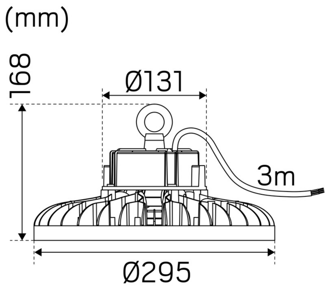 Syväsäteilijä Hide-a-lite Highlite IP65 29900lm 200W 840 90