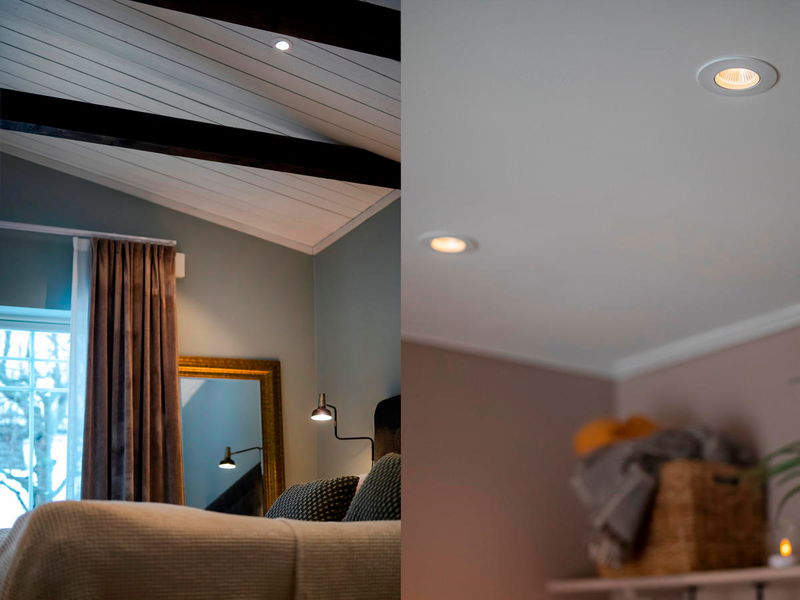 Alasvalo Hide-a-lite Optic G2 Quick Iso IP44 470lm 6W 2700K Dim 6-pack valkoinen