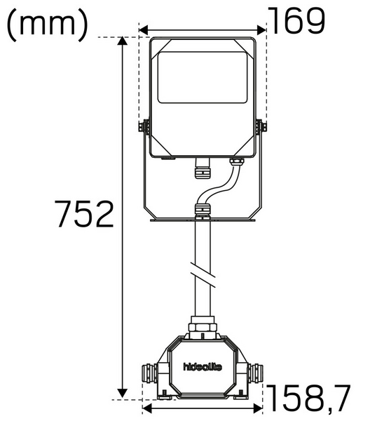 Valonheitin Hide-a-lite Scout G2 IP66 1560lm-4250lm 30w 840