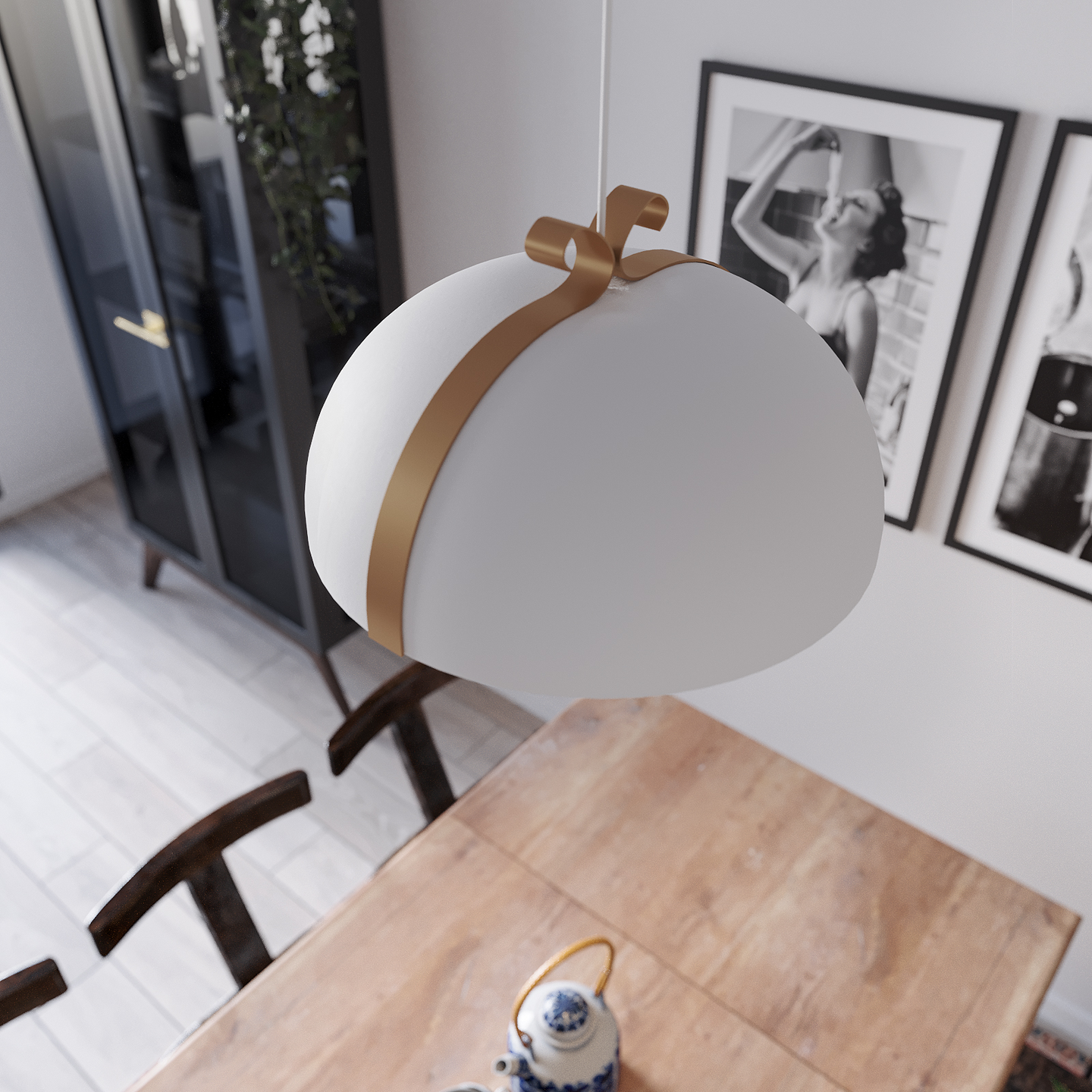 Riippuvalaisin Sessak Rusetti E27 valkoinen