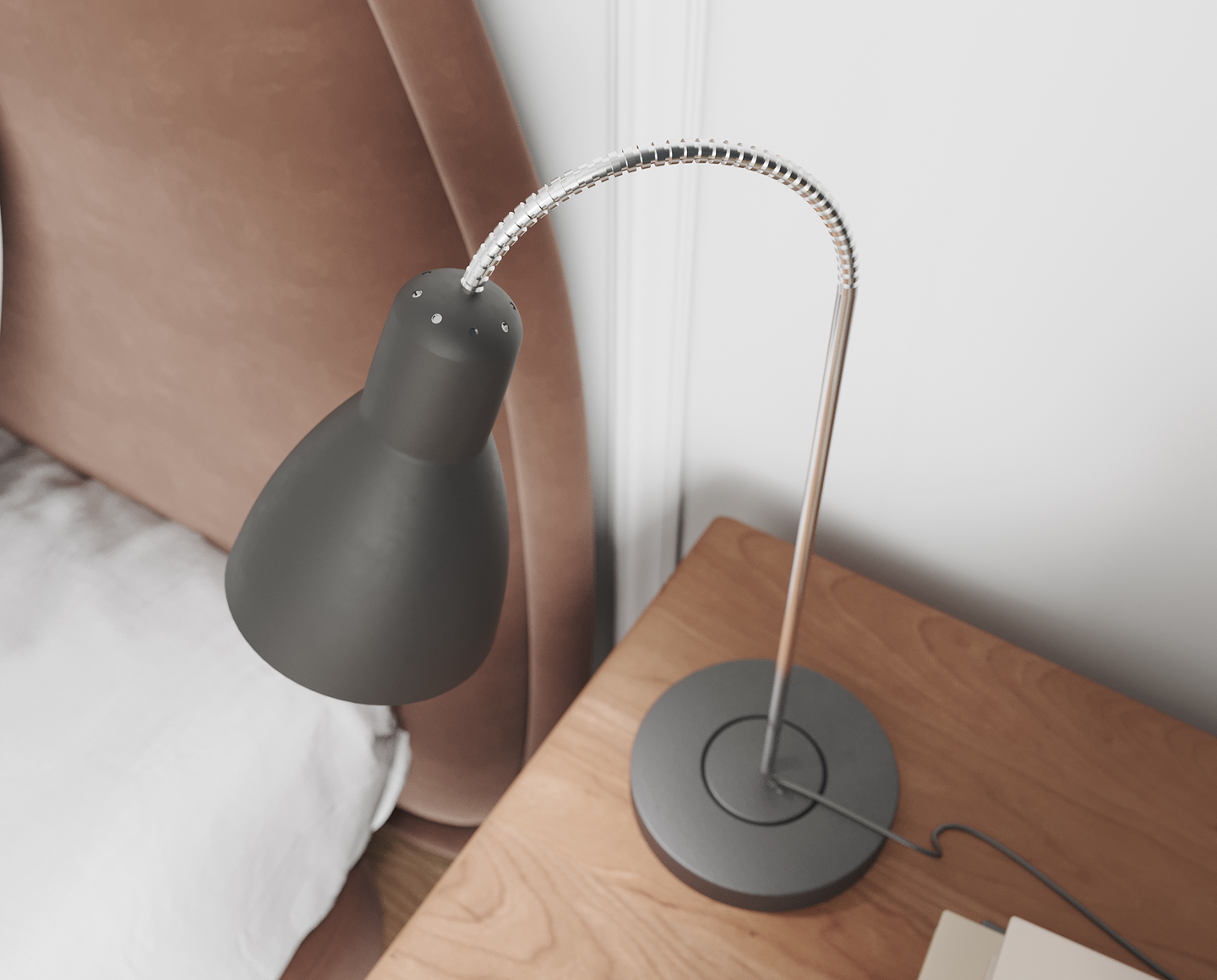 Pöytävalaisin Sessak May E27 musta