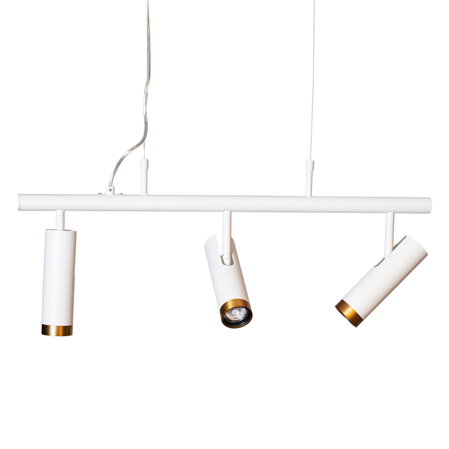 Riippuvalaisin Sessak Puls Bar 3-osainen GU10 valkoinen