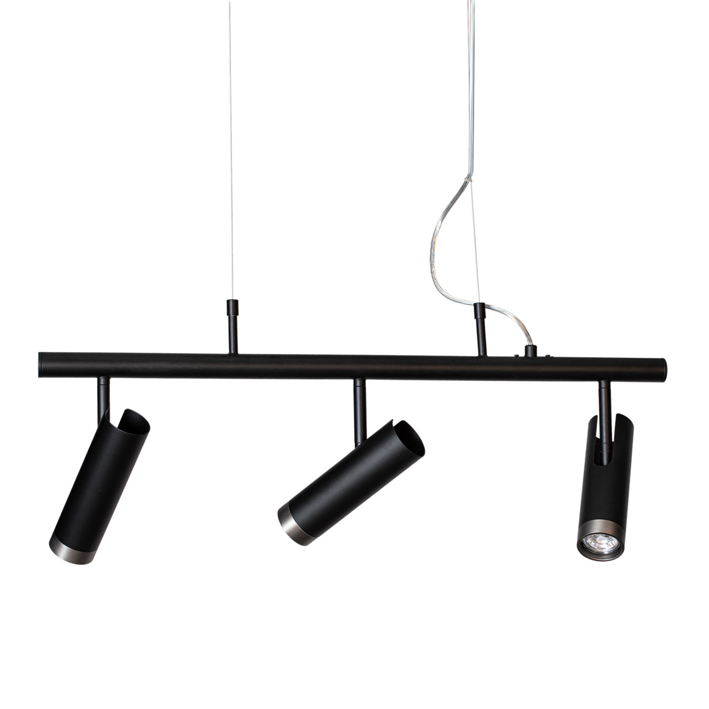 Riippuvalaisin Sessak Puls Bar 3-osainen GU10 musta