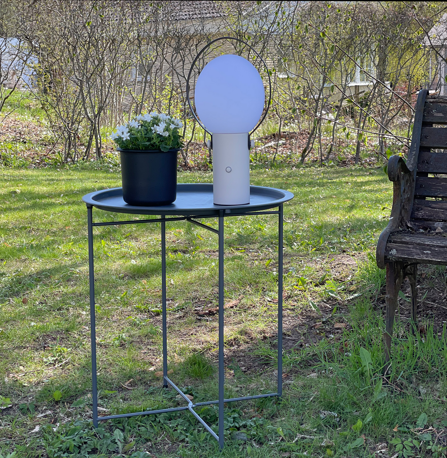 Pöytävalaisin By Rydéns Bari IP44 beige