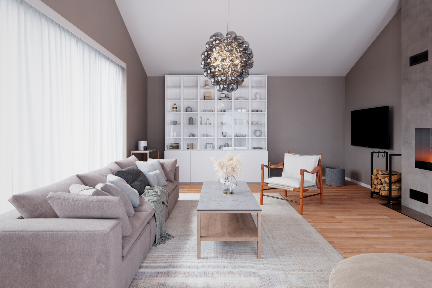 Riippuvalaisin By Rydéns Deluxe E14 savunharmaa