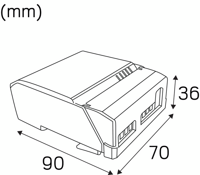 Elektroninen liitäntälaite Hide-a-lite led-ohjain Jolly DIN