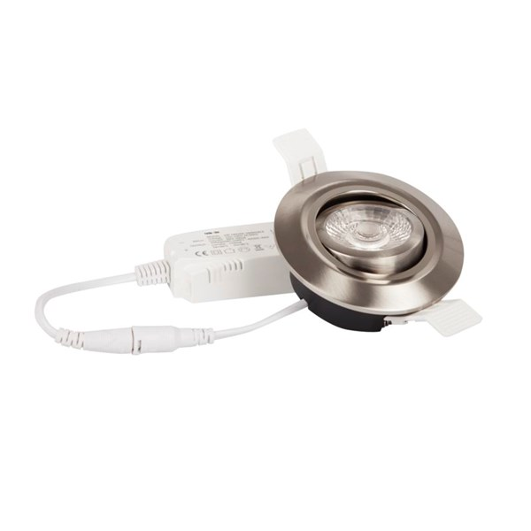 Alasvalo Hide-a-lite Comfort Quick IP44 300lm 6W Tune Dim harjattu teräs