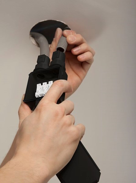 Alasvalo Hide-a-lite Comfort Quick IP44 435lm 6W 3000K Dim harmaa