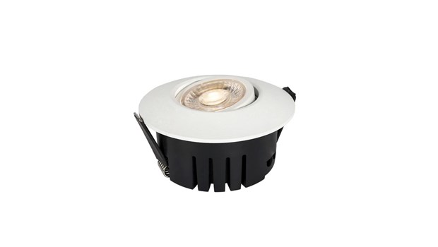 Alasvalo Hide-a-lite Comfort Smart IP44 420lm 6W 2700K Tilt valkoinen