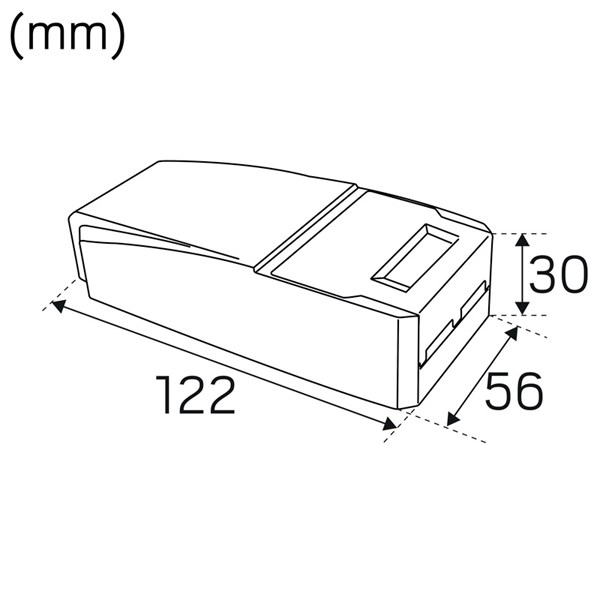 Alasvalo Hide-a-lite Optic XL IP44 740lm 15W Tune DALI-2 Tilt valkoinen