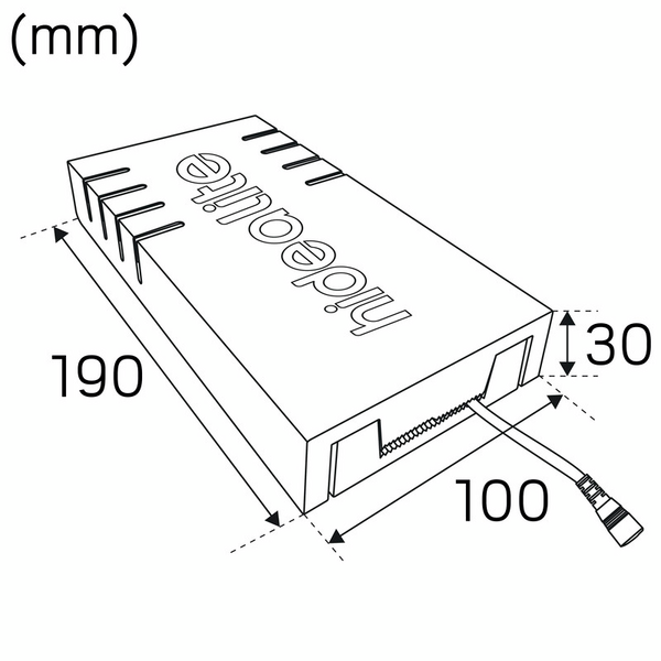 Alasvalo Hide-a-lite Solo Maxi G5 Ip54 1750lm 22W 3000K DALI-2 harmaa