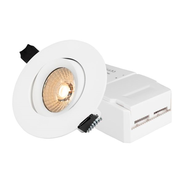 Alasvalo Hide-a-lite Comfort G3 IP44 690lm 7,5W 3000K DALI valkoinen