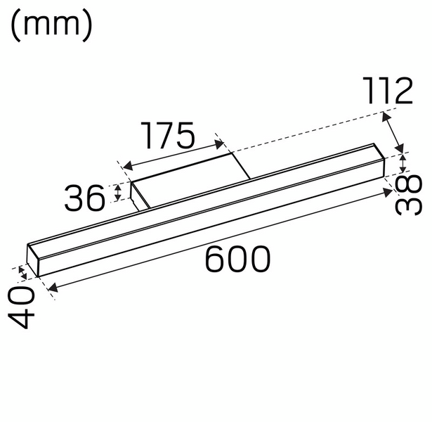 Kalustevalaisin Hide-a-lite Mirro IP44 1325lm 11,5W 3000K PIR valkoinen