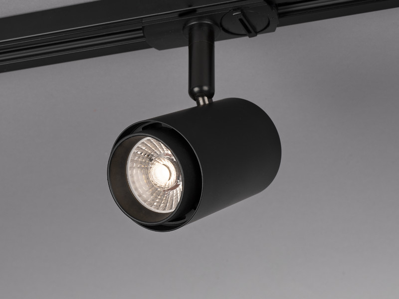 Kohdevalaisin Hide-a-lite Focus Track Micro 1-vaihe 36° Tune musta