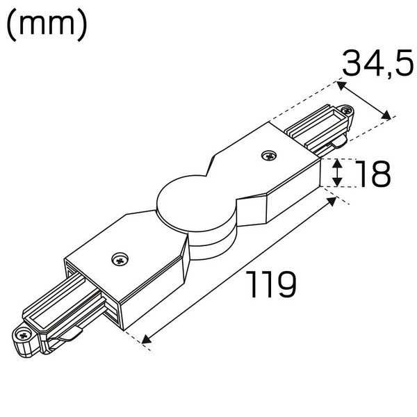 Kiskotarvike Hide-a-lite Litetrac säädettävä jatko 1-vaihe musta