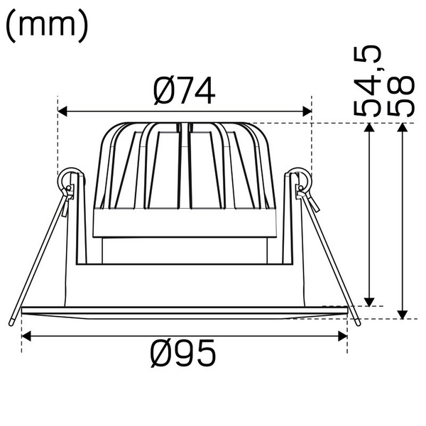 Alasvalo Hide-a-lite Optic Optic Focus Tune valkoinen