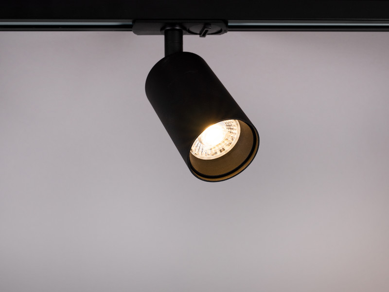 Kohdevalaisin Hide-a-lite Focus Track GU10 1-vaihe musta