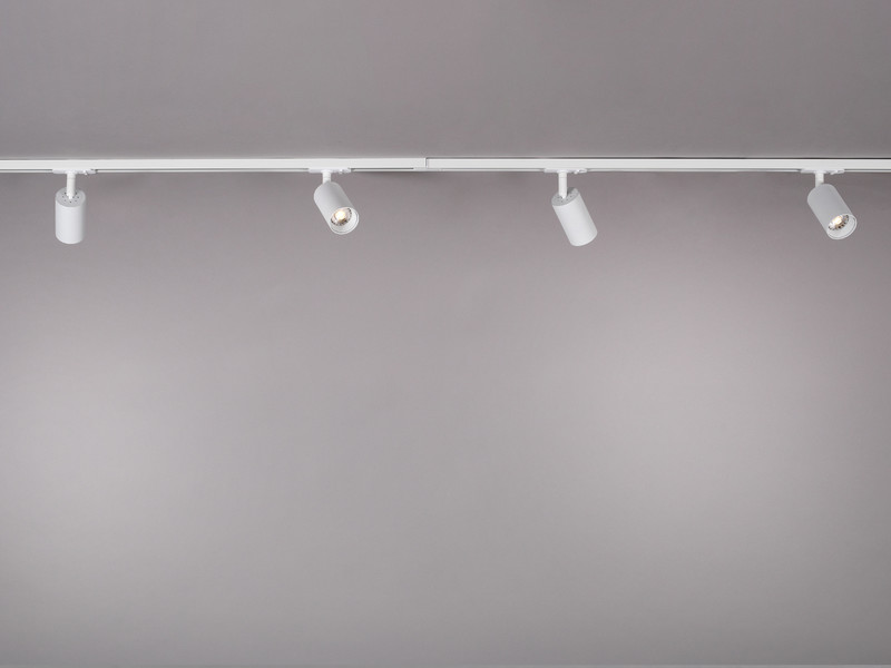 Kohdevalaisin Hide-a-lite Focus Track GU10 Kit 4-os 1-vaihe valkoinen