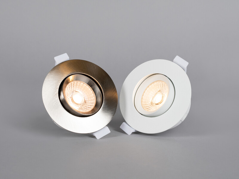 Alasvalo Hide-a-lite Comfort G4 Quick ISO Tilt IP44 690lm 7,5W harjattu teräs