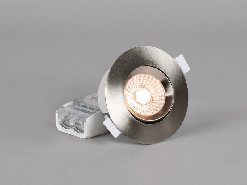 Alasvalo Hide-a-lite Comfort G4 Quick ISO Tilt IP44 650lm 7,5W harjattu teräs