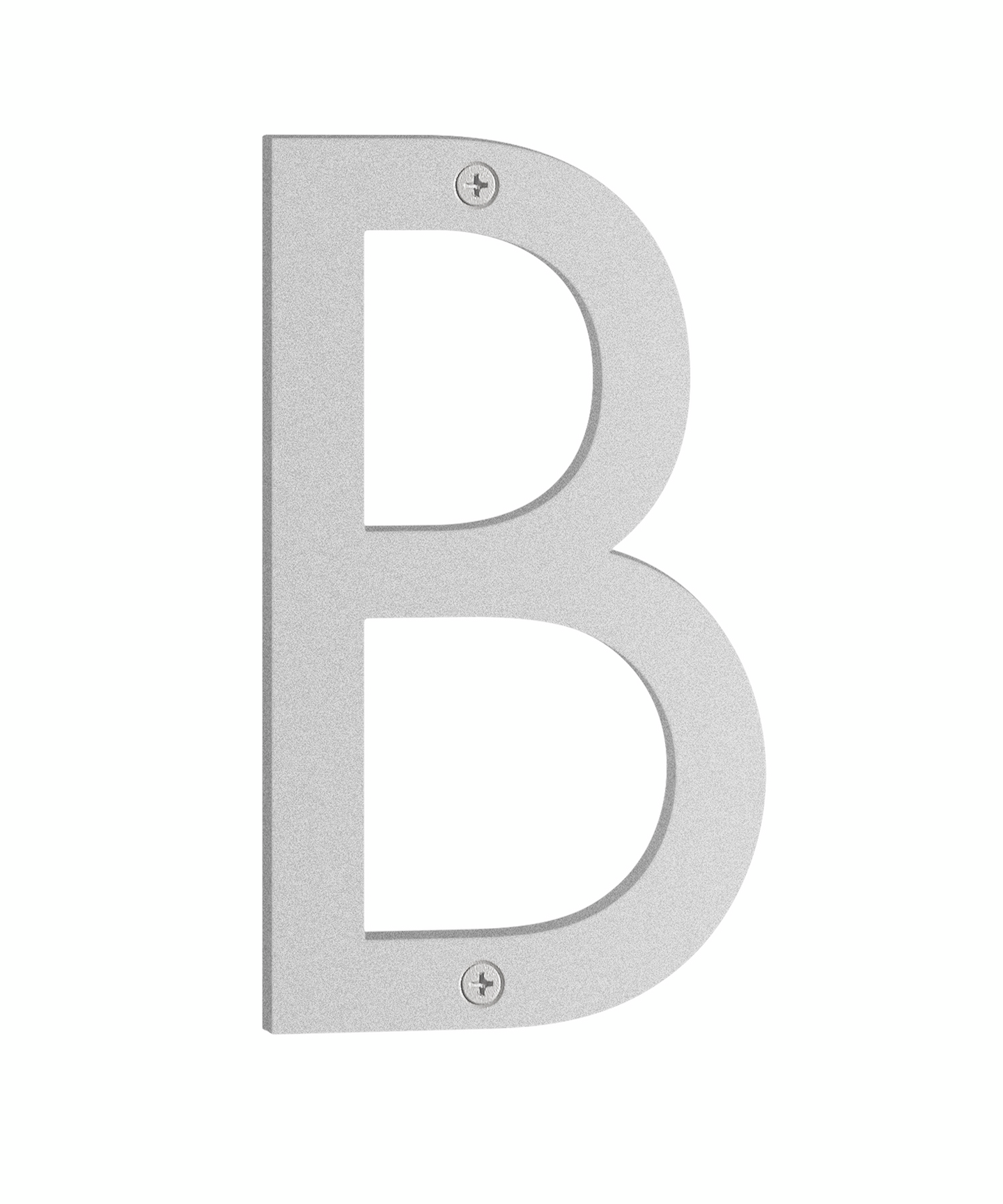 Talokirjain Beslagsboden B BG791 mattaharmaa ruostumaton teräs