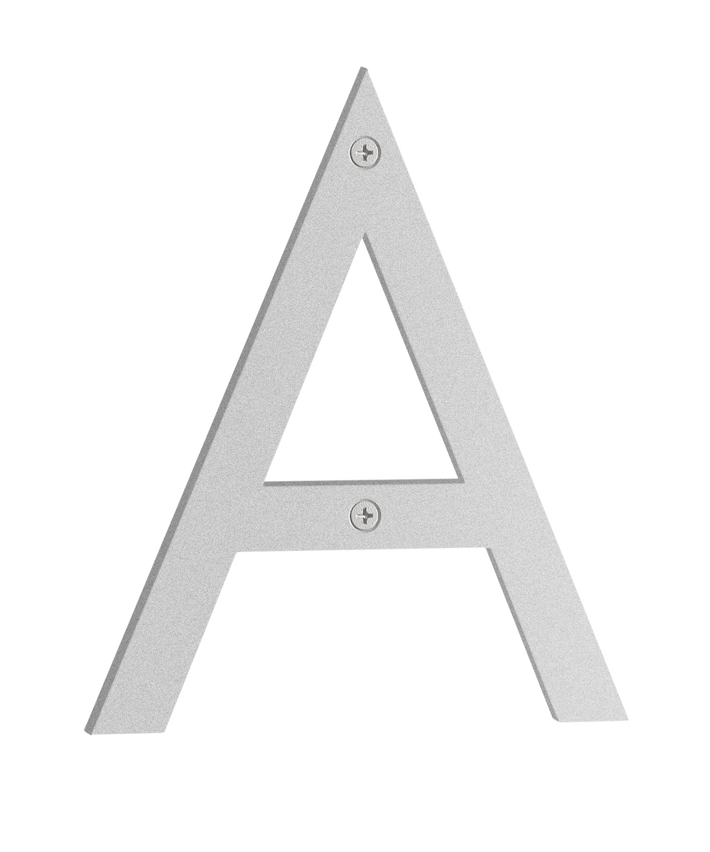 Talokirjain Beslagsboden A BG790 mattaharmaa ruostumaton teräs