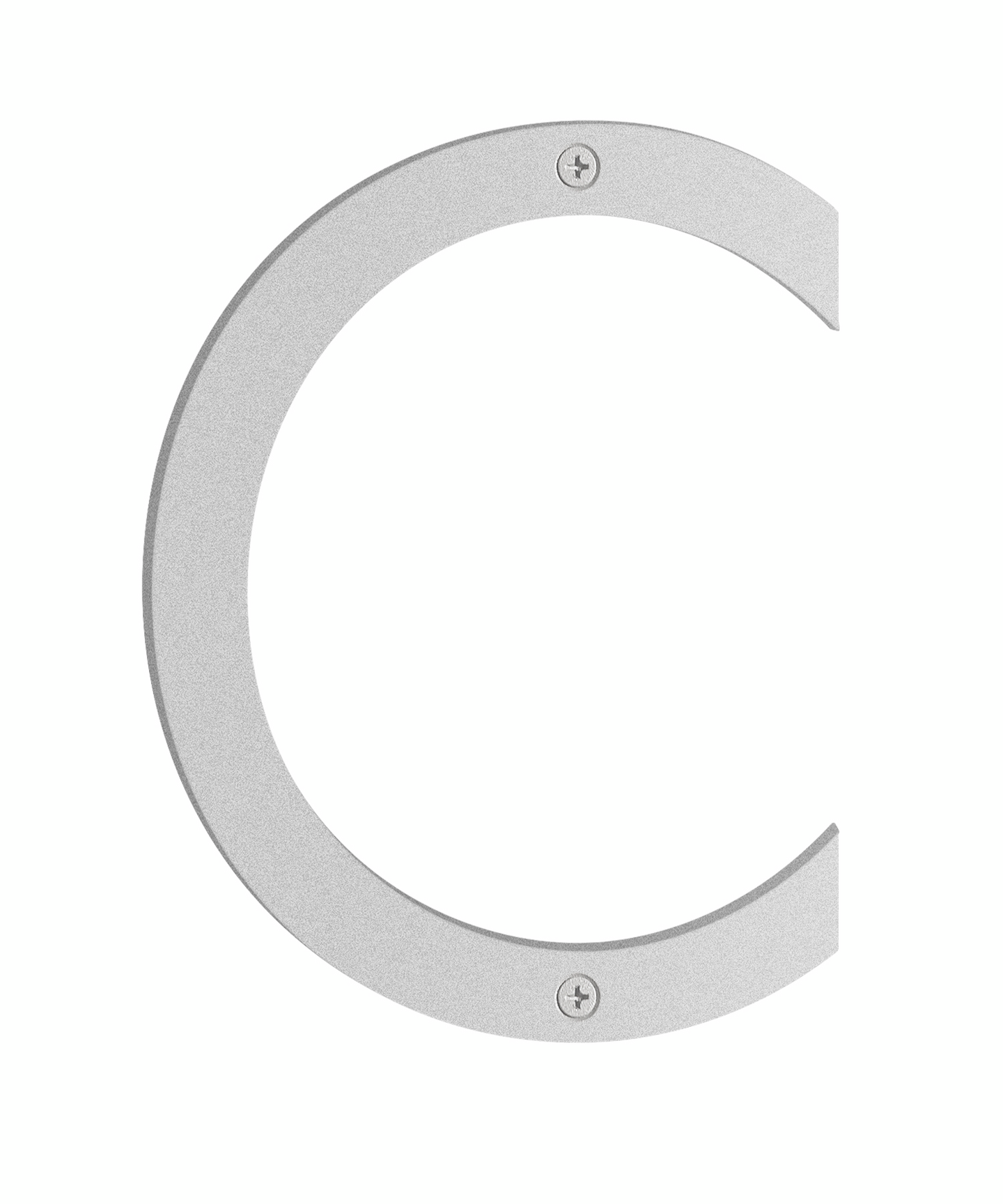 Talokirjain Beslagsboden C BG792 mattaharmaa ruostumaton teräs