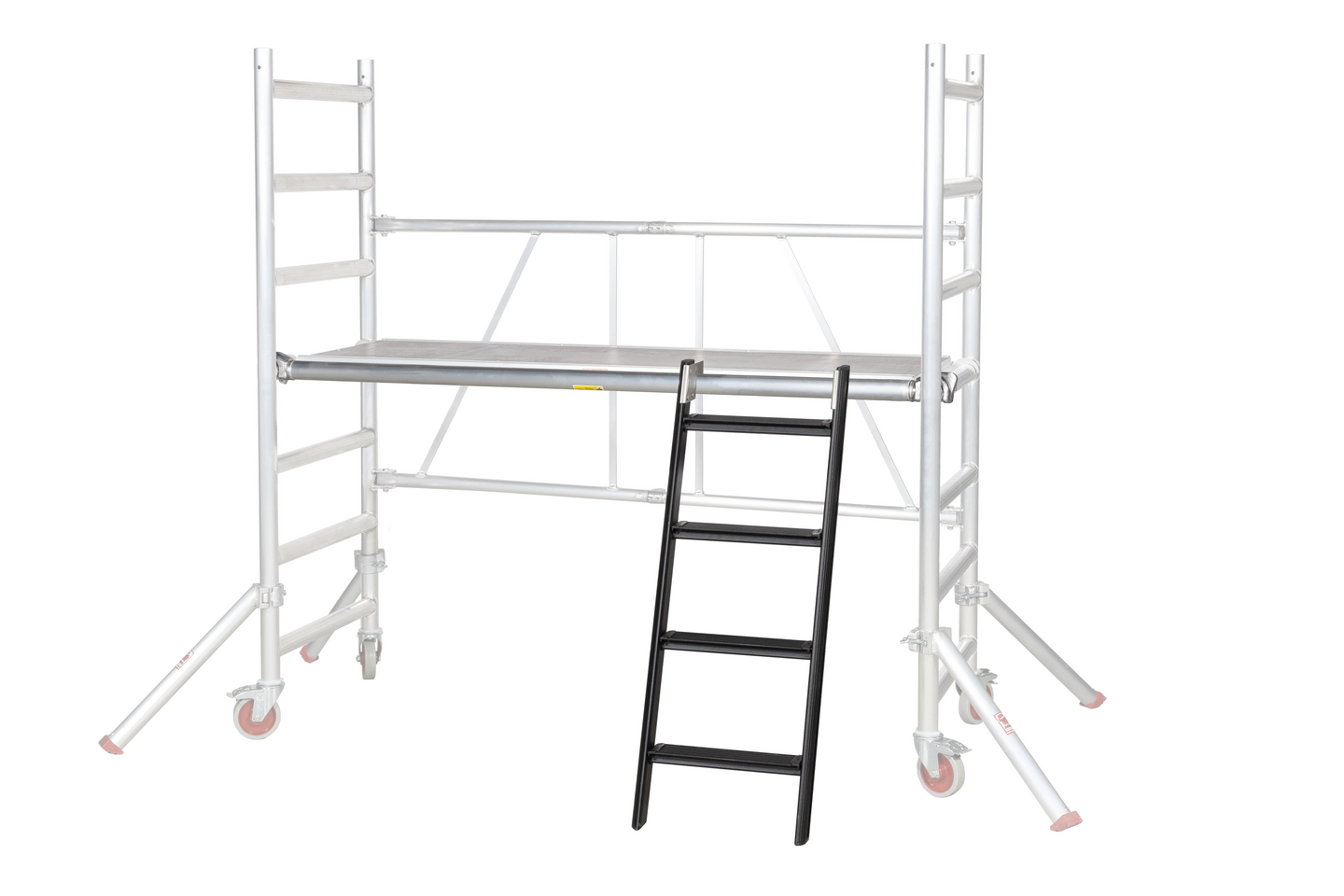 Asennusteline Tikli Jumbo 178 Nousu1-varustelu, askelmatikas 1m ja tukijalat