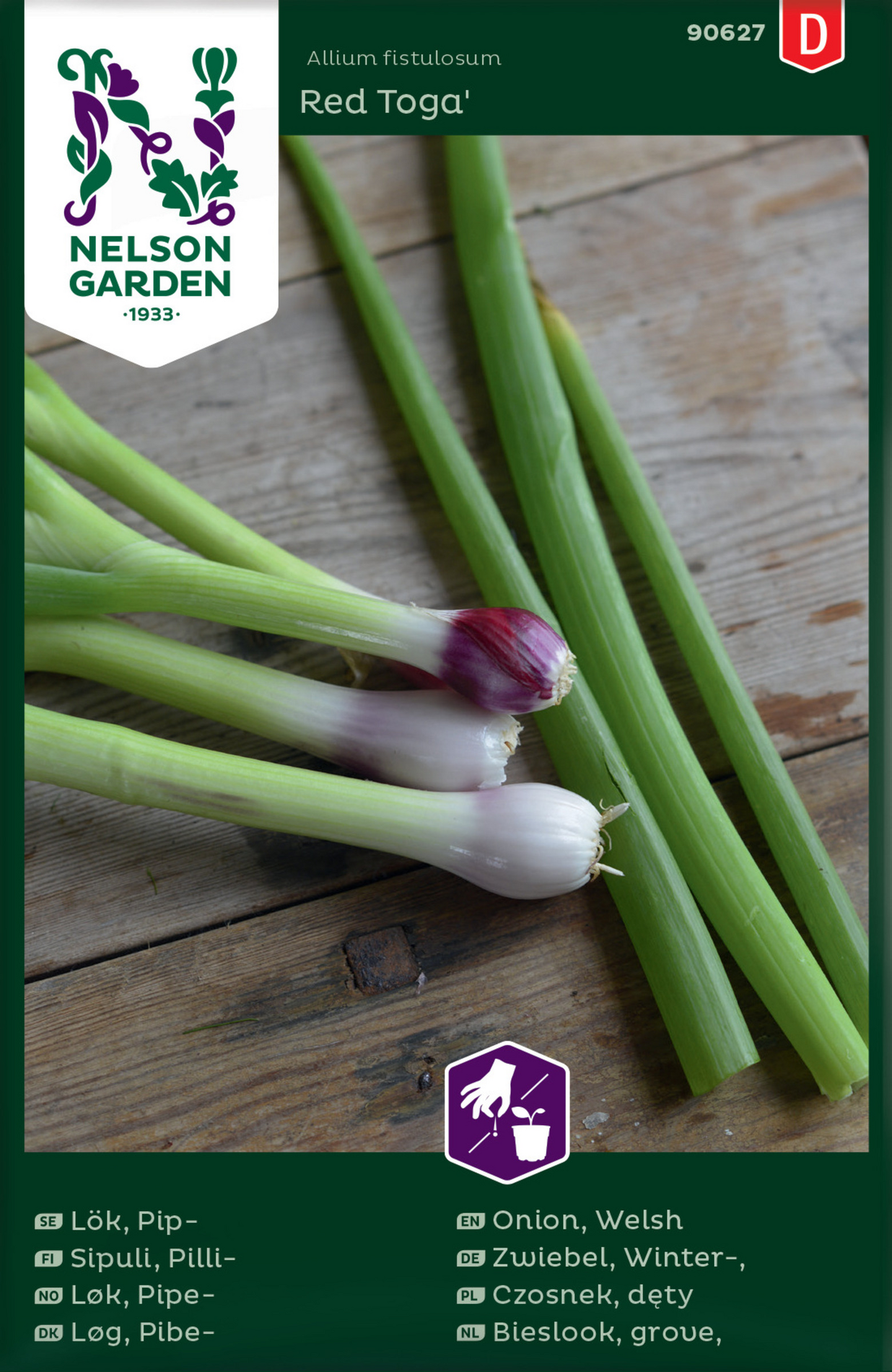 Pillisipuli siemen Nelson Garden Red Toga