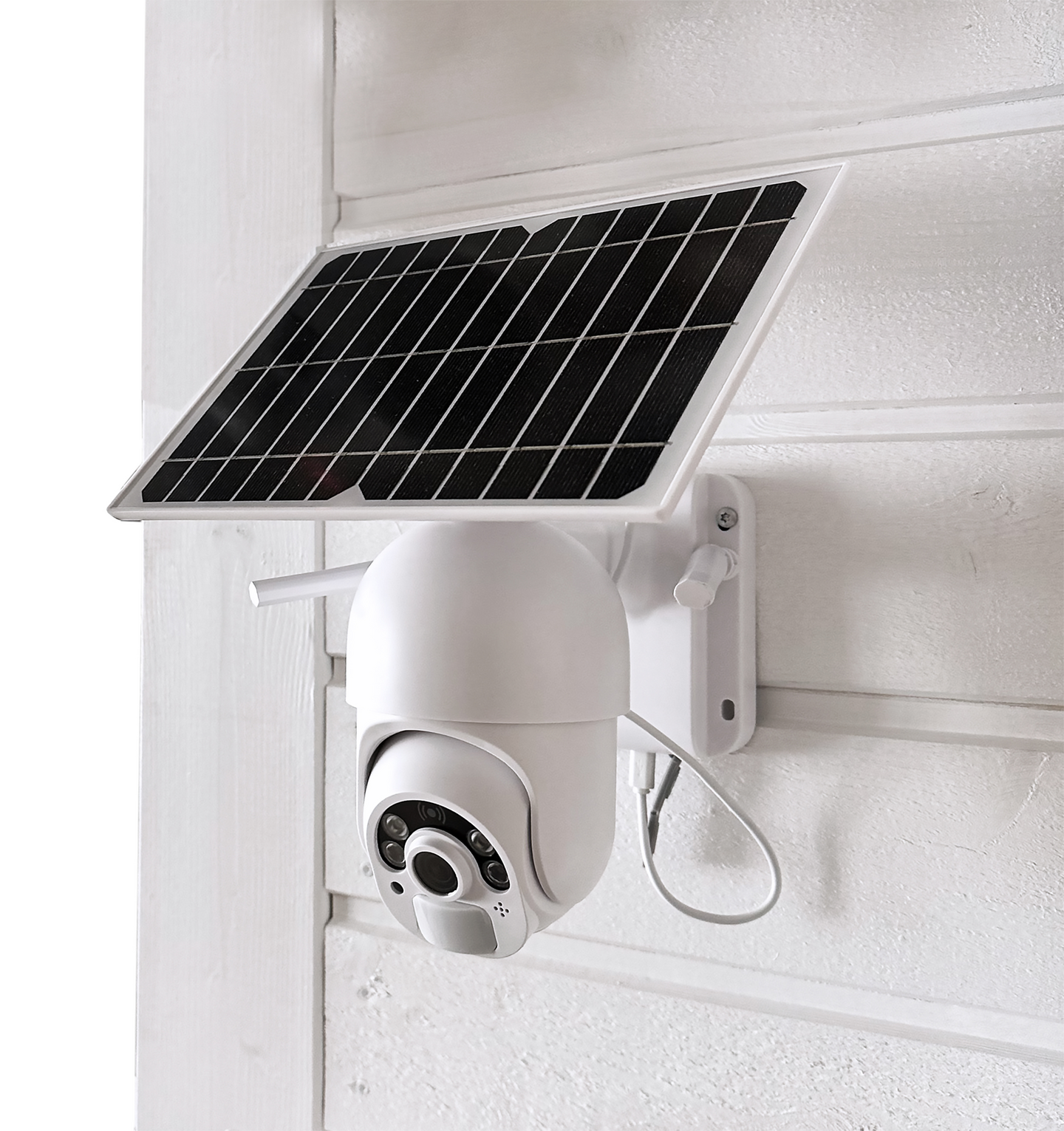 Valvontakamera Emax Smart Home 4G aurinkopaneelilla kääntyvä 355°/90°