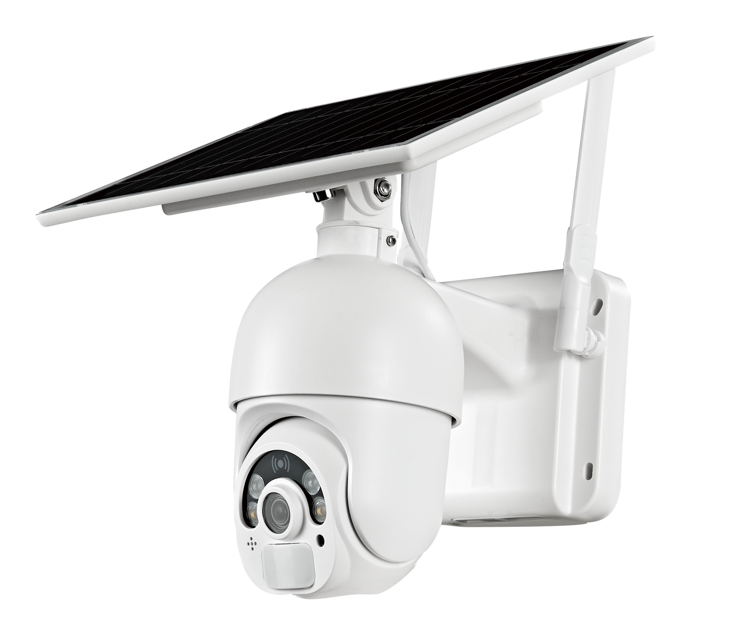 Valvontakamera Emax Smart Home 4G aurinkopaneelilla kääntyvä 355°/90°