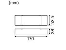 Led-liitäntälaite Hide-a-lite Dali/push 12V 30W DALI himmennin