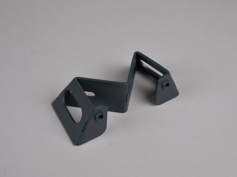 Kulmakiinnike Hide-a-lite Sharp Wall Antrasiitti