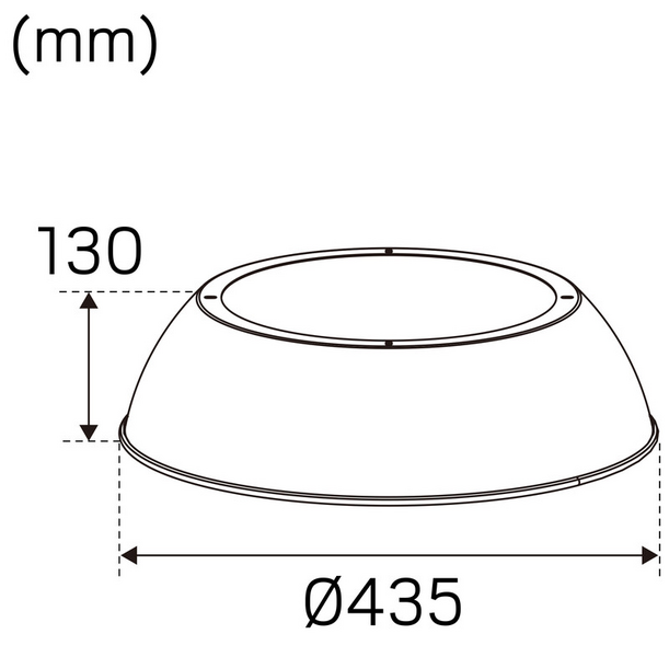 Reflektori Hide-a-lite Highlite Musta/alumiini
