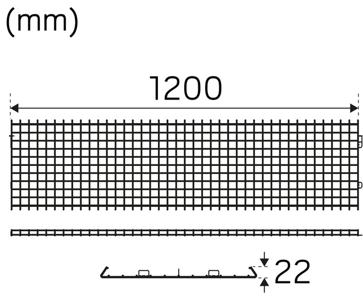 Suojaritilä Hide-a-lite Indline Sport IP23 XXL