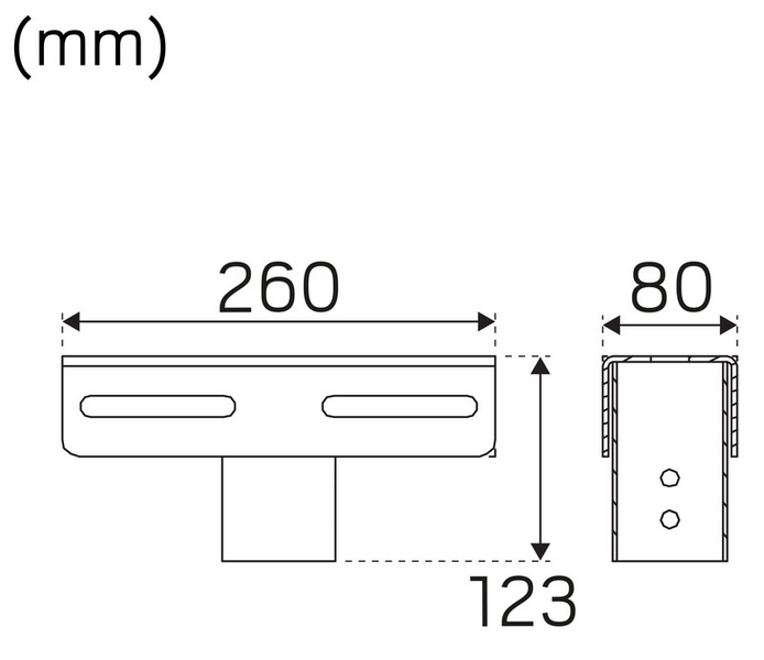 Pylväskiinnike Hide-a-lite Schout G2 1-2 valaisinta