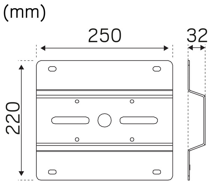 Kiinnityslevy Hide-a-lite Schout G2 musta