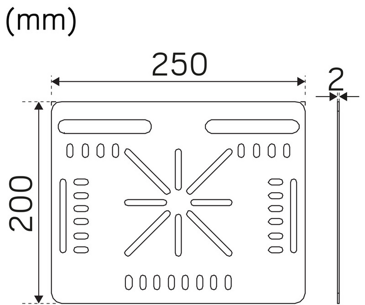 Kytkentälevy Hide-a-lite Schout G2 musta