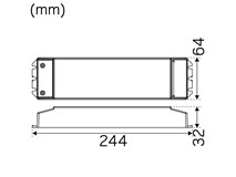 Led-liitäntälaite Hide-a-lite Dali 12v 100W Da himmennettävä