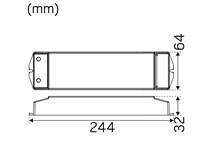 Led-liitäntälaite Hide-a-lite Dali 24v 120W Da himmennettävä
